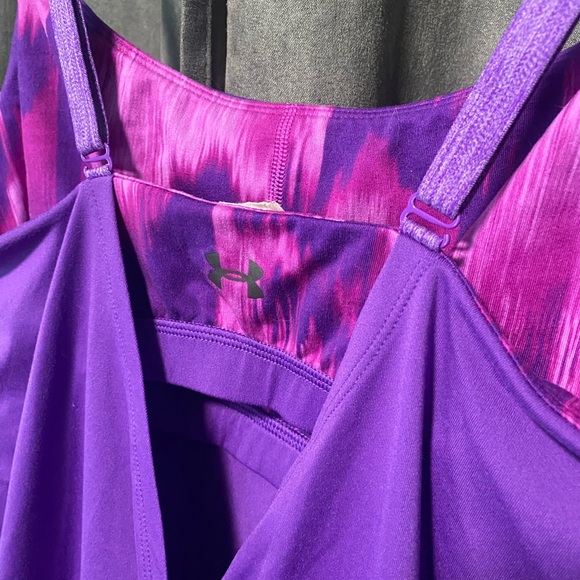 Under Armour Workout Top with Built in Bra | MEDIUM | Adjustable Straps - Picture 6 of 11